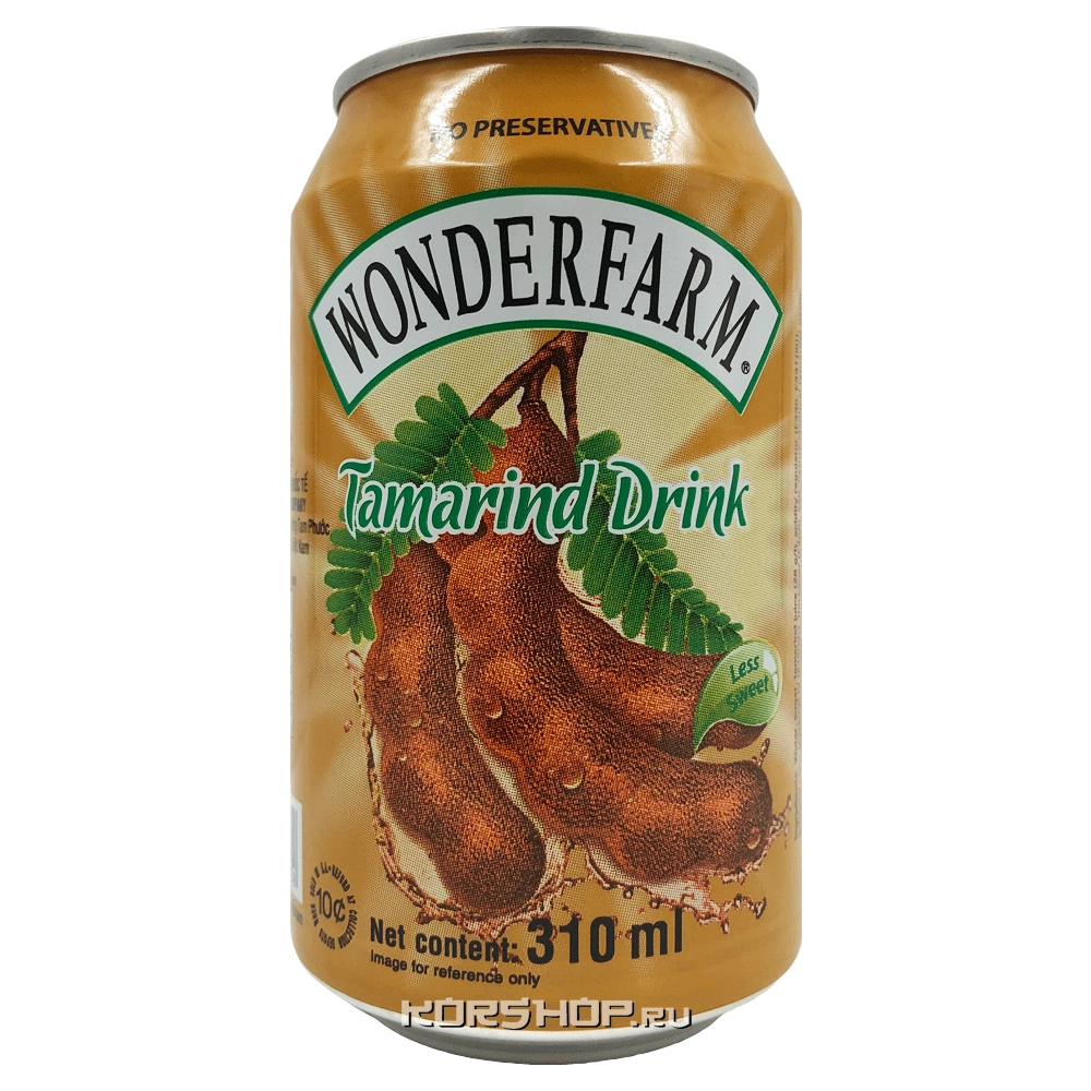 Безалкогольный напиток с соком тамаринда Wonderfarm, Вьетнам, 310 мл