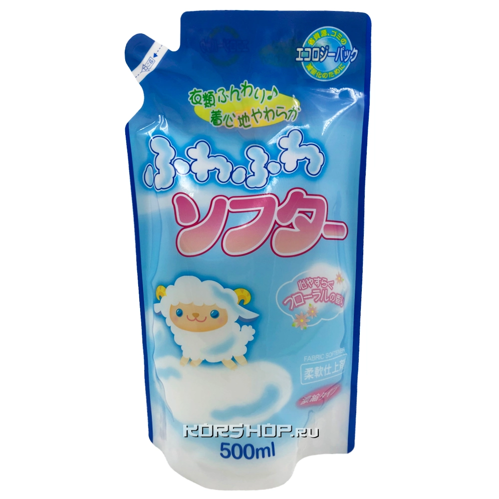 Кондиционер для стирки «Воздушная мягкость» Fuwafuwa Rocket Soap м/у, Япония, 500 мл Кондиционер для стирки «Воздушная мягкость» Fuwafuwa Rocket Soap м/у, Япония, 500 мл