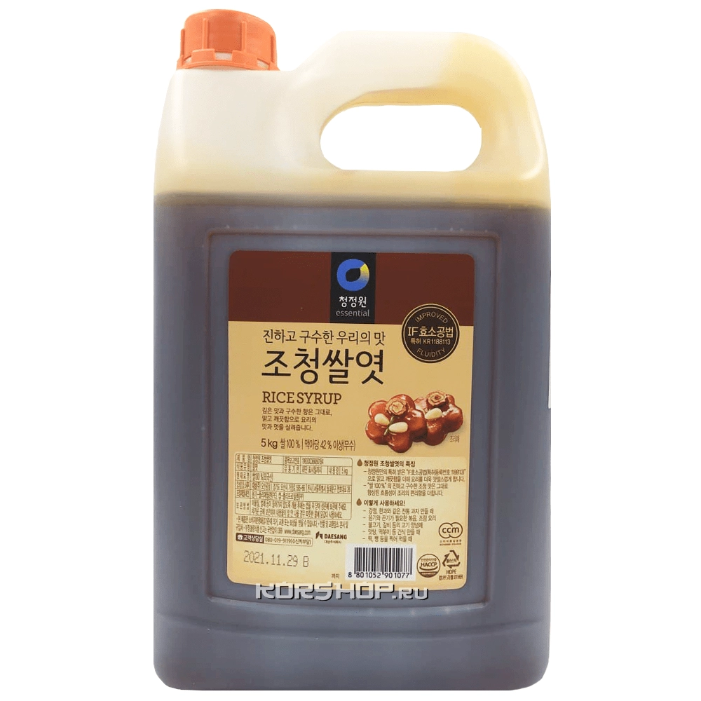 Сироп рисовый DAESANG, Корея, 5л.