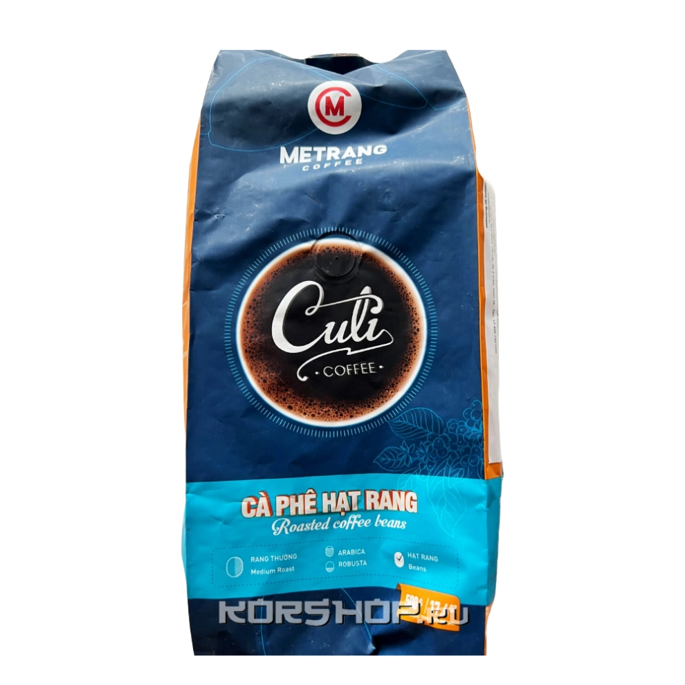 Натуральный жареный кофе в зёрнах Culi Me Trang (Кули Ме Чанг), Вьетнам, 500 г