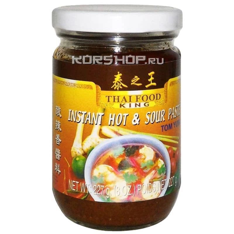 Паста Том Ям Thai Food King, Таиланд, 227 г Паста Том Ям Thai Food King, Таиланд, 227 г