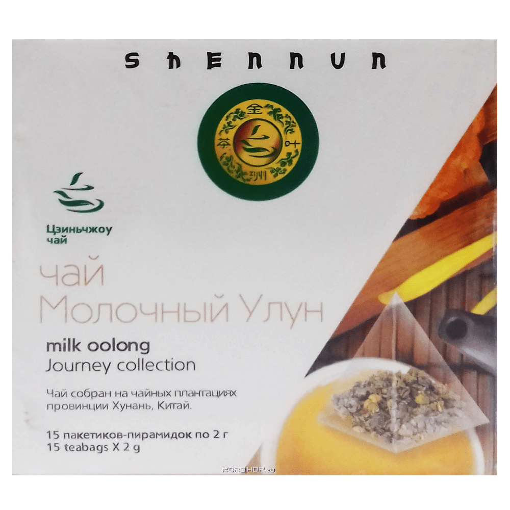 Чай Молочный Улун Shennun (2 г*15 шт.), Китай, 30 г