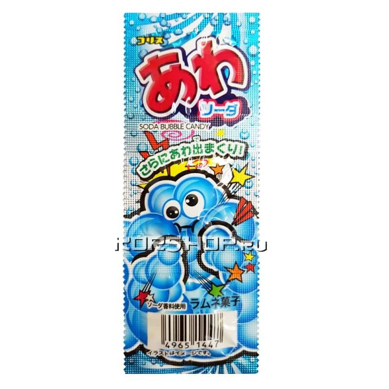 Конфеты со вкусом содовой Soda Bubble candy Coris, Япония, 7,2 г