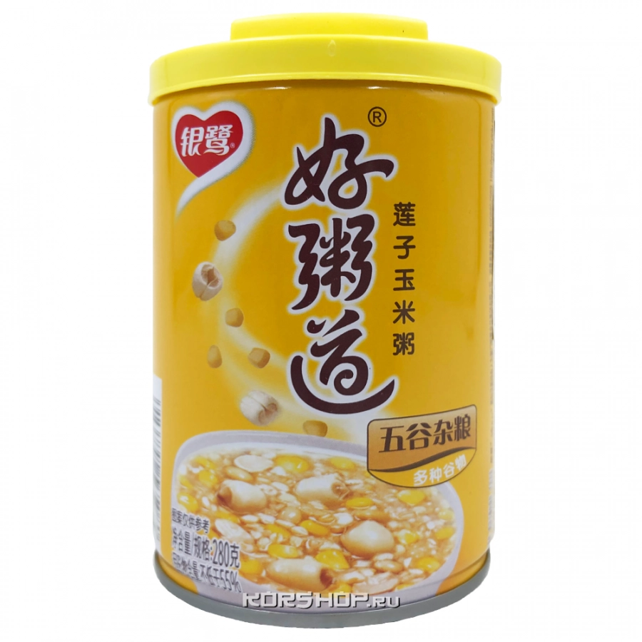 Каша из семян лотоса и кукурузы Yinlu, Китай, 280 г Каша из семян лотоса и кукурузы Yinlu, Китай, 280 г