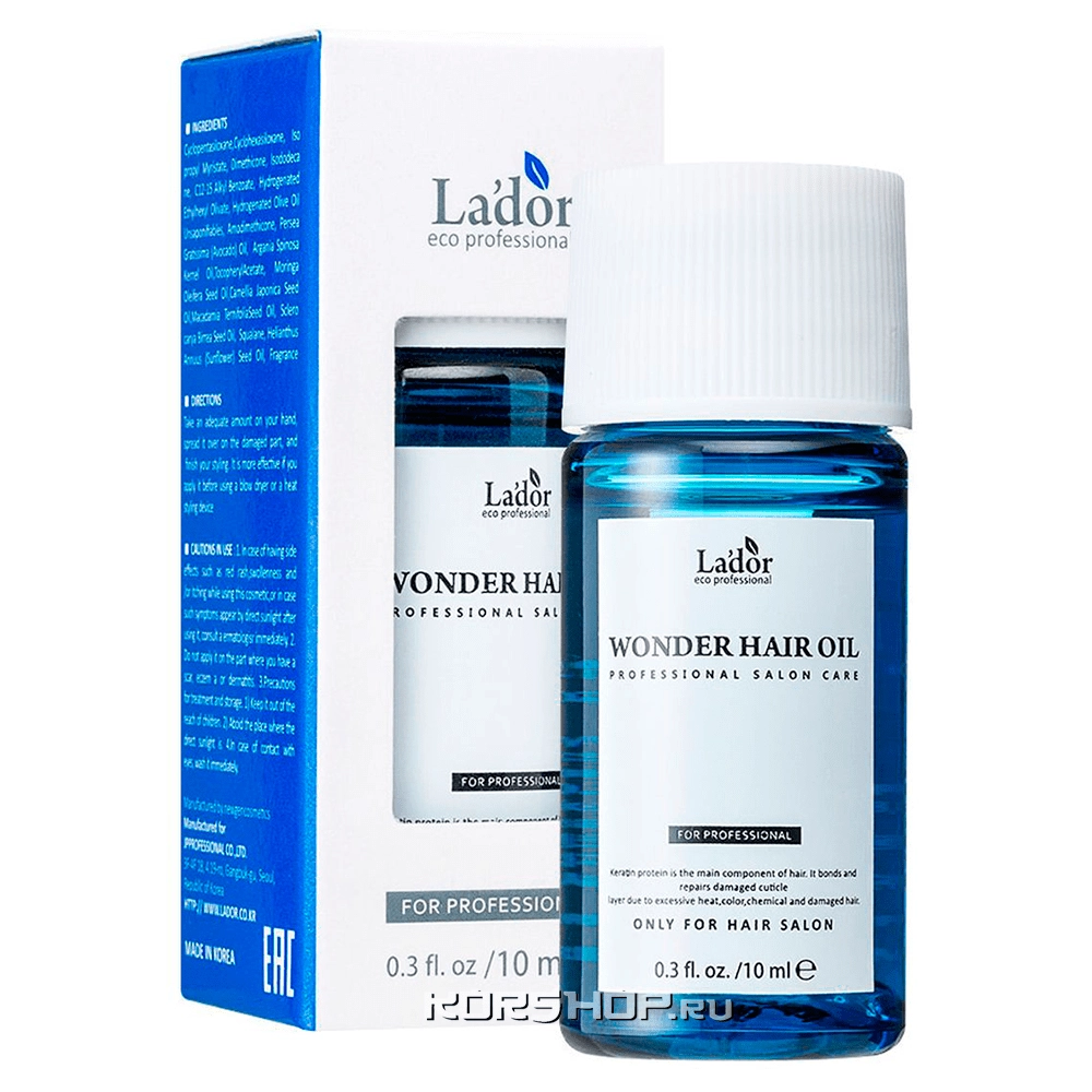 Увлажняющее масло для волос Wonder Hair Oil Lador, Корея, 10 мл Увлажняющее масло для волос Wonder Hair Oil Lador, Корея, 10 мл