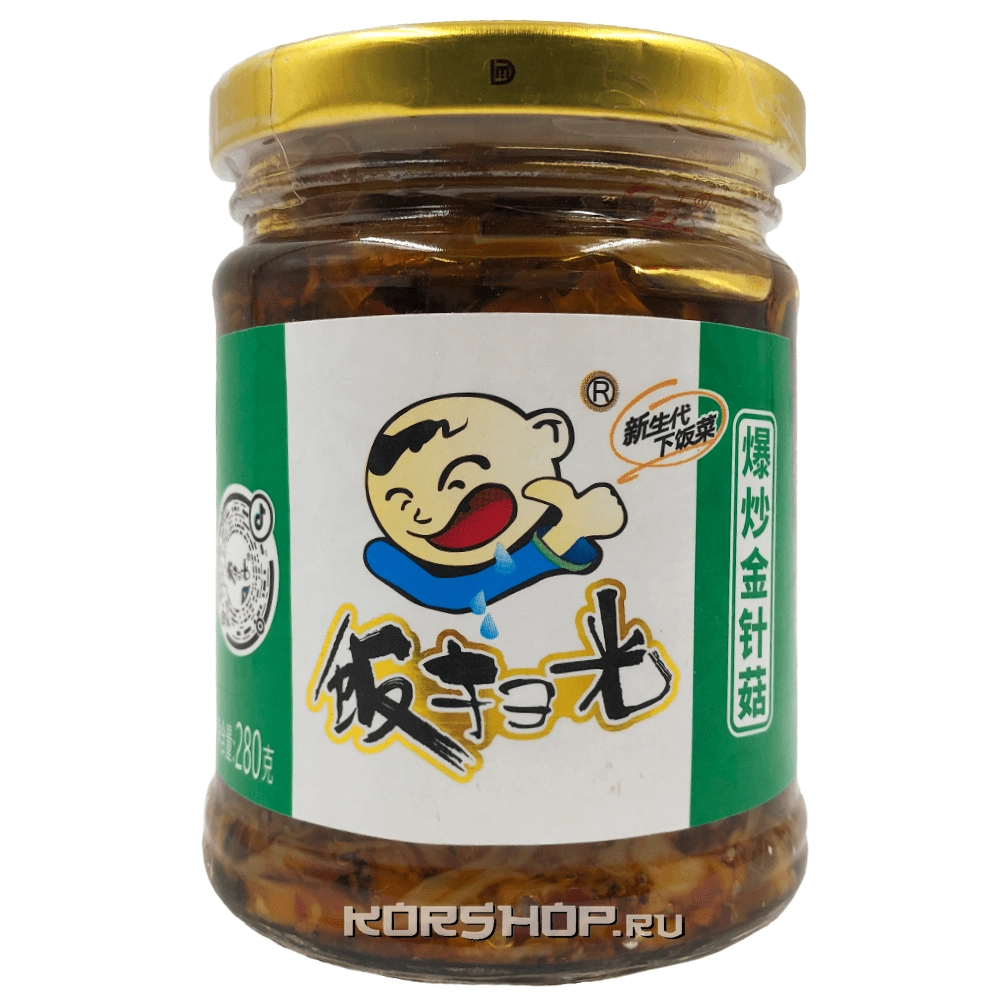 Грибы эноки в соусе Fansaoguang, Китай, 280 г Грибы эноки в соусе Fansaoguang, Китай, 280 г