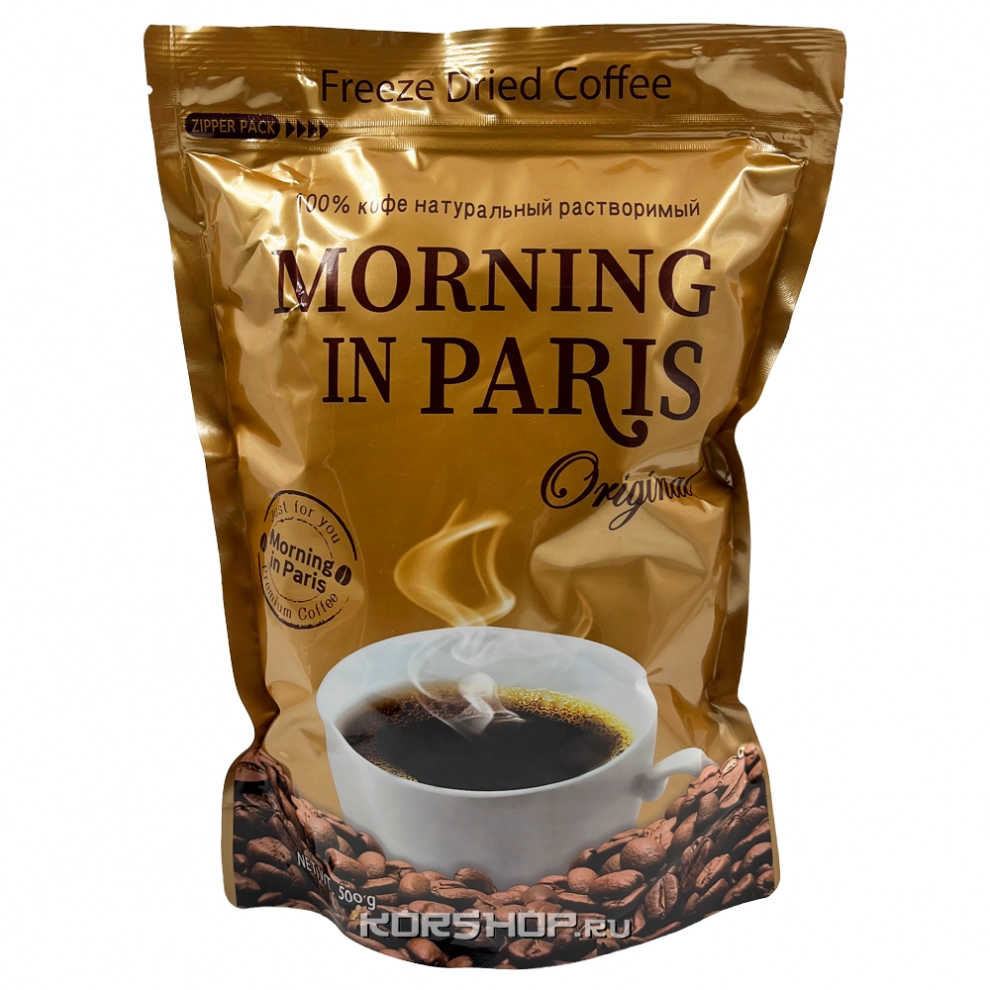 Натуральный растворимый сублимированный кофе Morning in Paris, Корея, 500 г