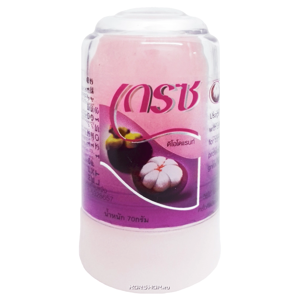 Дезодорант-кристалл с мангустином Grace, Таиланд, 70 г Дезодорант-кристалл с мангустином Grace, Таиланд, 70 г