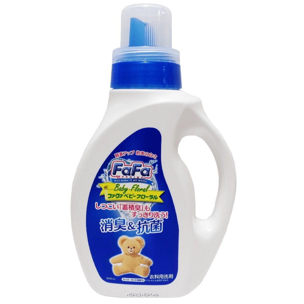 Детское дезодорирующее средство для стирки белья с цветочно-лесным ароматом Baby Floral NS FaFa, Япония, 900 мл Детское дезодорирующее средство для стирки белья с цветочно-лесным ароматом Baby Floral NS FaFa, Япония, 900 мл