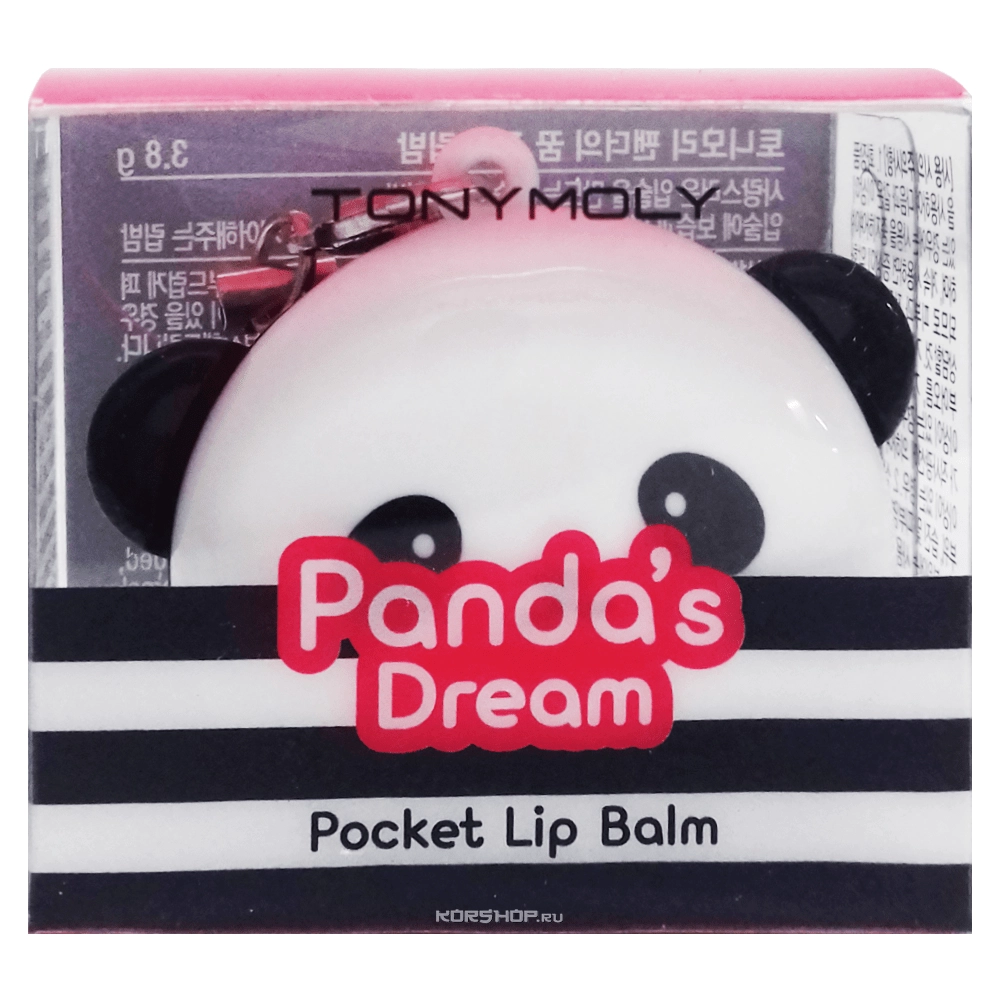 Увлажняющий бальзам для губ Panda's Dream Pocket Lip Balm Tony Moly, Корея, 3,8 г Увлажняющий бальзам для губ Panda's Dream Pocket Lip Balm Tony Moly, Корея, 3,8 г