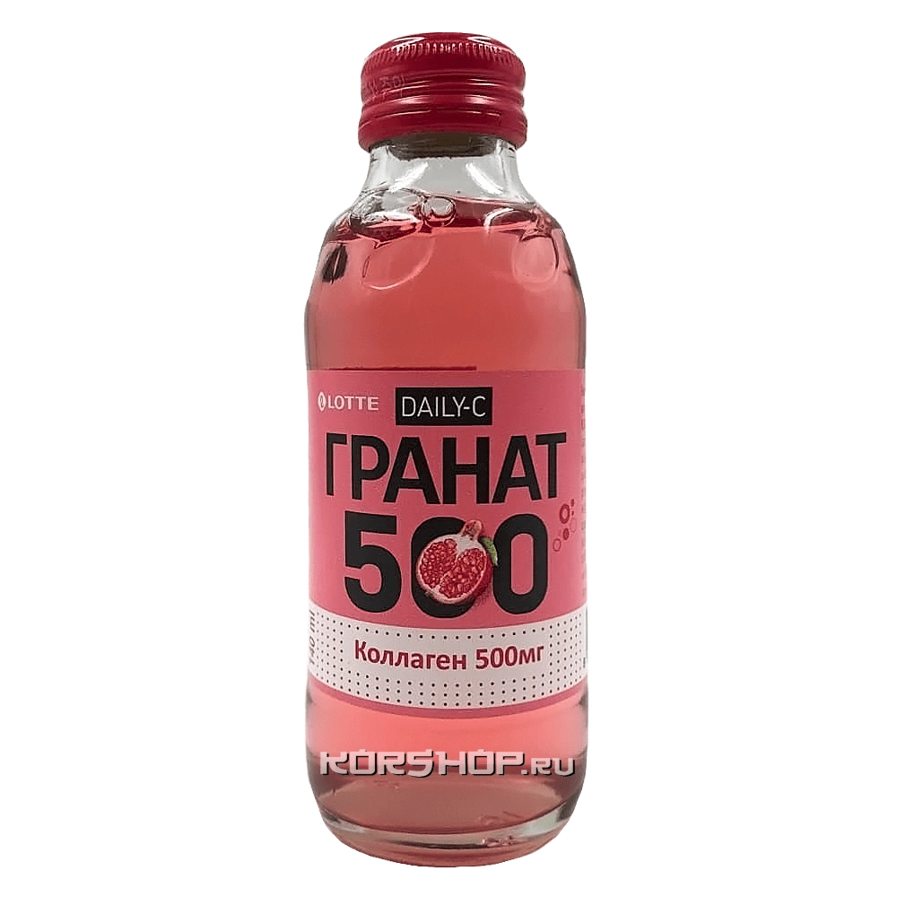 Напиток негазир. витаминизированный Гранат и Коллаген Daily-C Lotte, 140 мл Напиток негазир. витаминизированный Гранат и Коллаген Daily-C Lotte, 140 мл