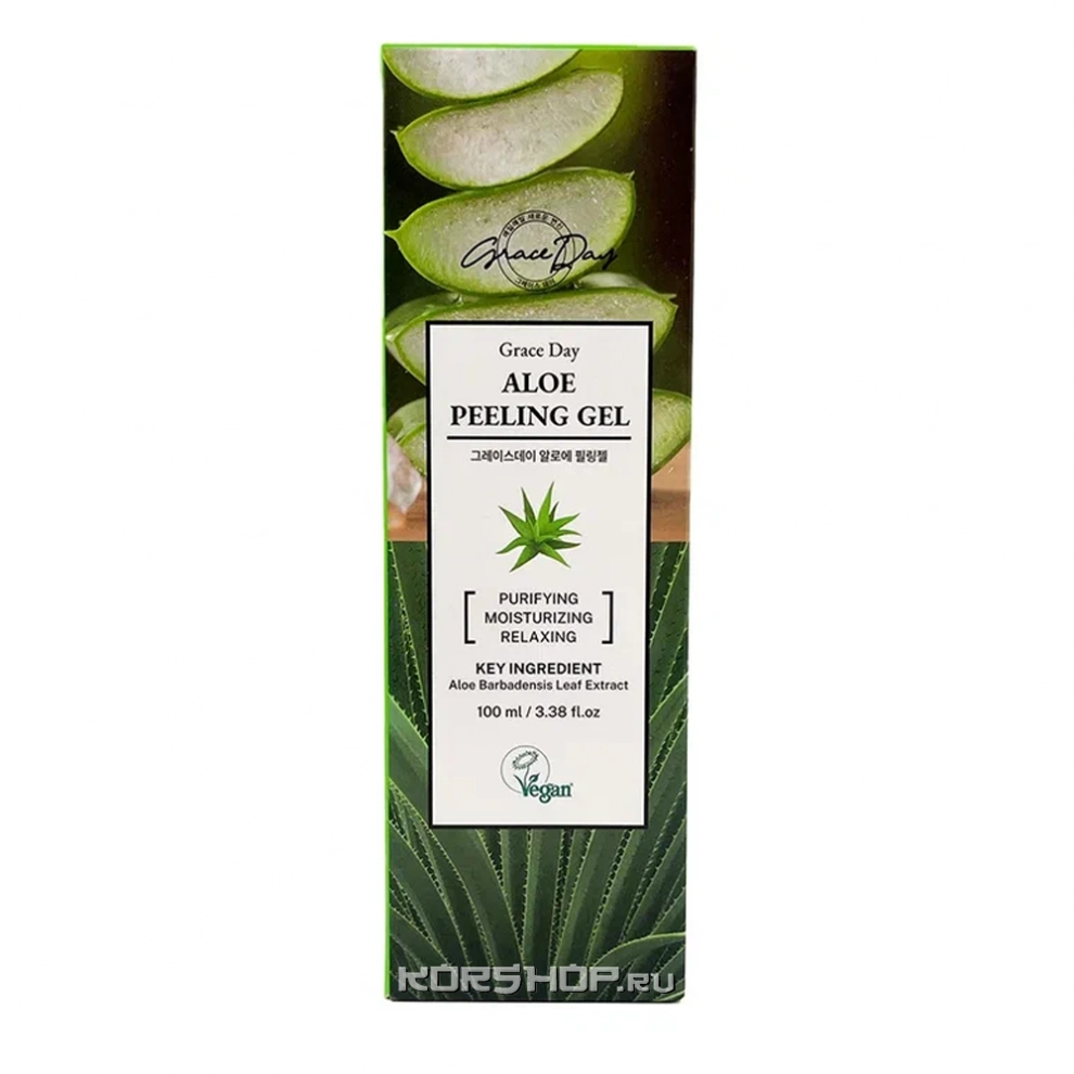 Пилинг - гель для лица с экстрактом алоэ Aloe Peeling Gel Grace Day, Корея, 100 мл Пилинг - гель для лица с экстрактом алоэ Aloe Peeling Gel Grace Day, Корея, 100 мл