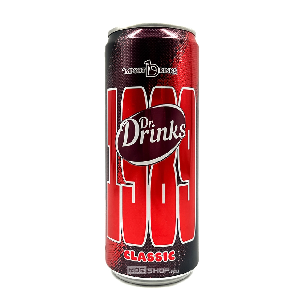Напиток б/а сильногазированный Classic Dr.Drinks, 330 мл Напиток б/а сильногазированный Classic Dr.Drinks, 330 мл
