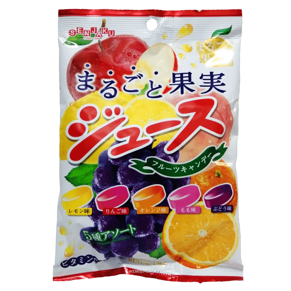 Леденцовая карамель Фруктовое Ассорти Senjaku, Япония, 70 г