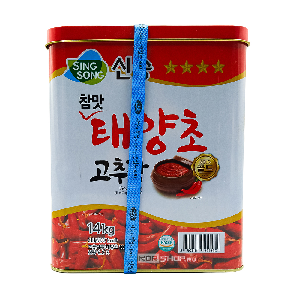 Острая перцовая паста Кочудян, Корея 14 кг