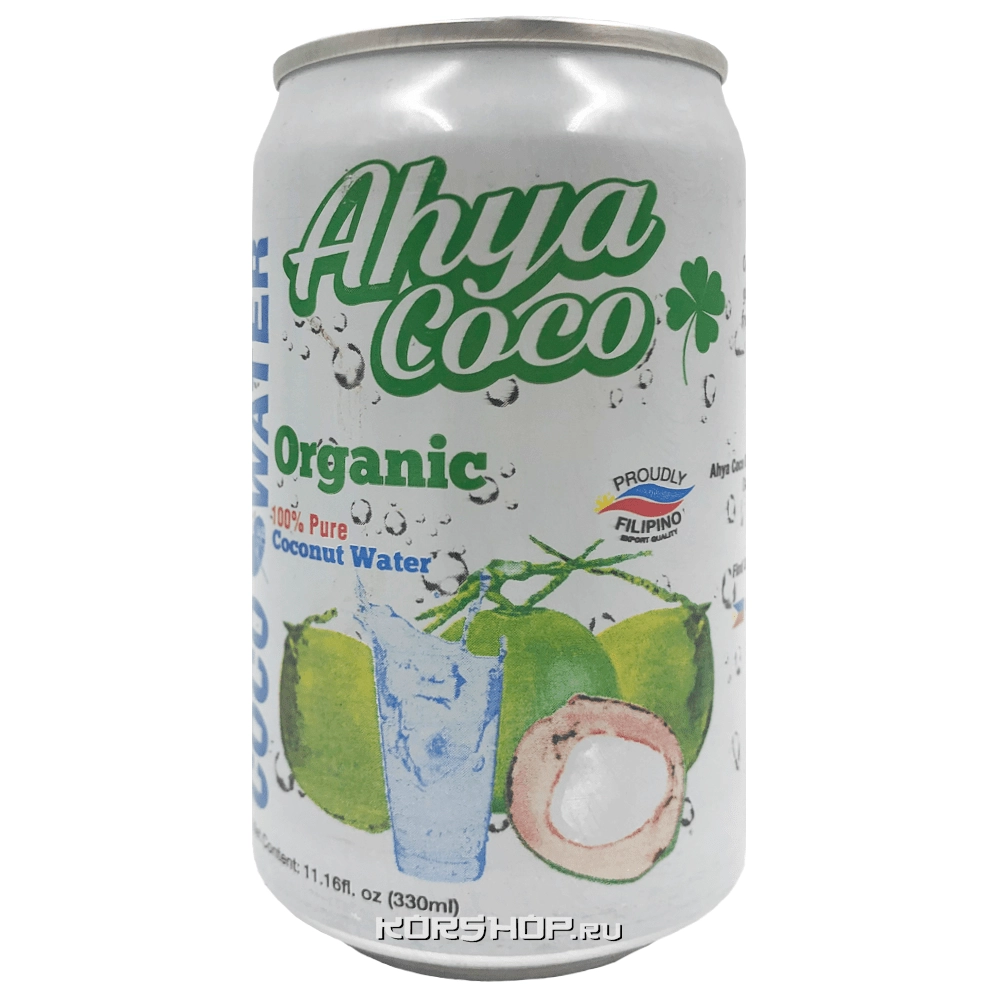 Органическая кокосовая вода Ahya, Филиппины, 330 мл Органическая кокосовая вода Ahya, Филиппины, 330 мл