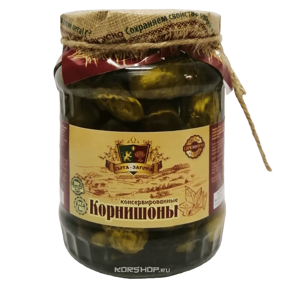 Консервированные корнишоны &quot;Сыта-Загора&quot;, 720 мл