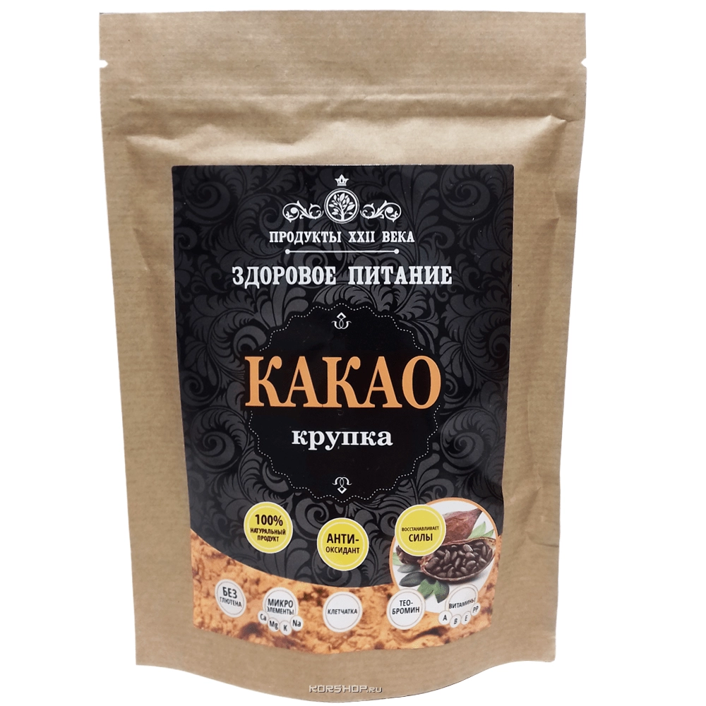 Какао крупка "Продукты 22 века", 200 г