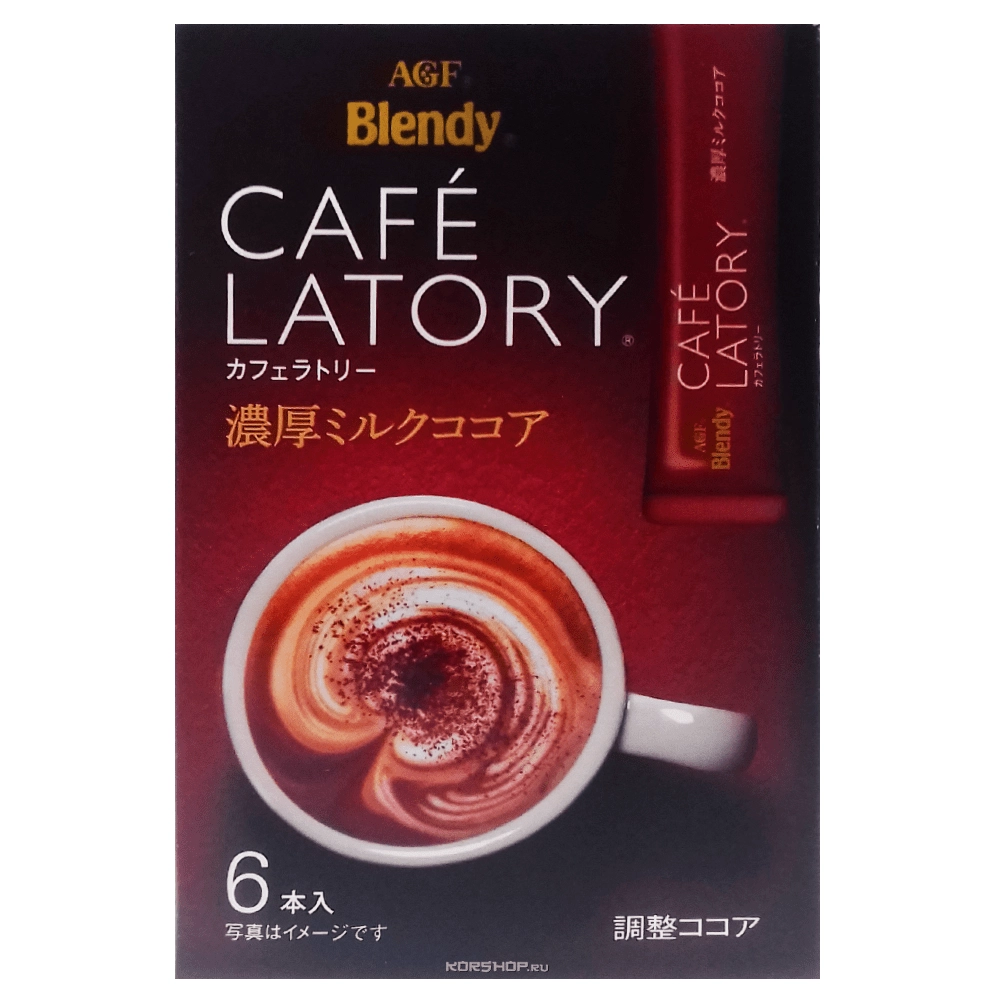 Растворимое молочное какао Latory Blendy AGF, Япония, 63 г Растворимое молочное какао Latory Blendy AGF, Япония, 63 г