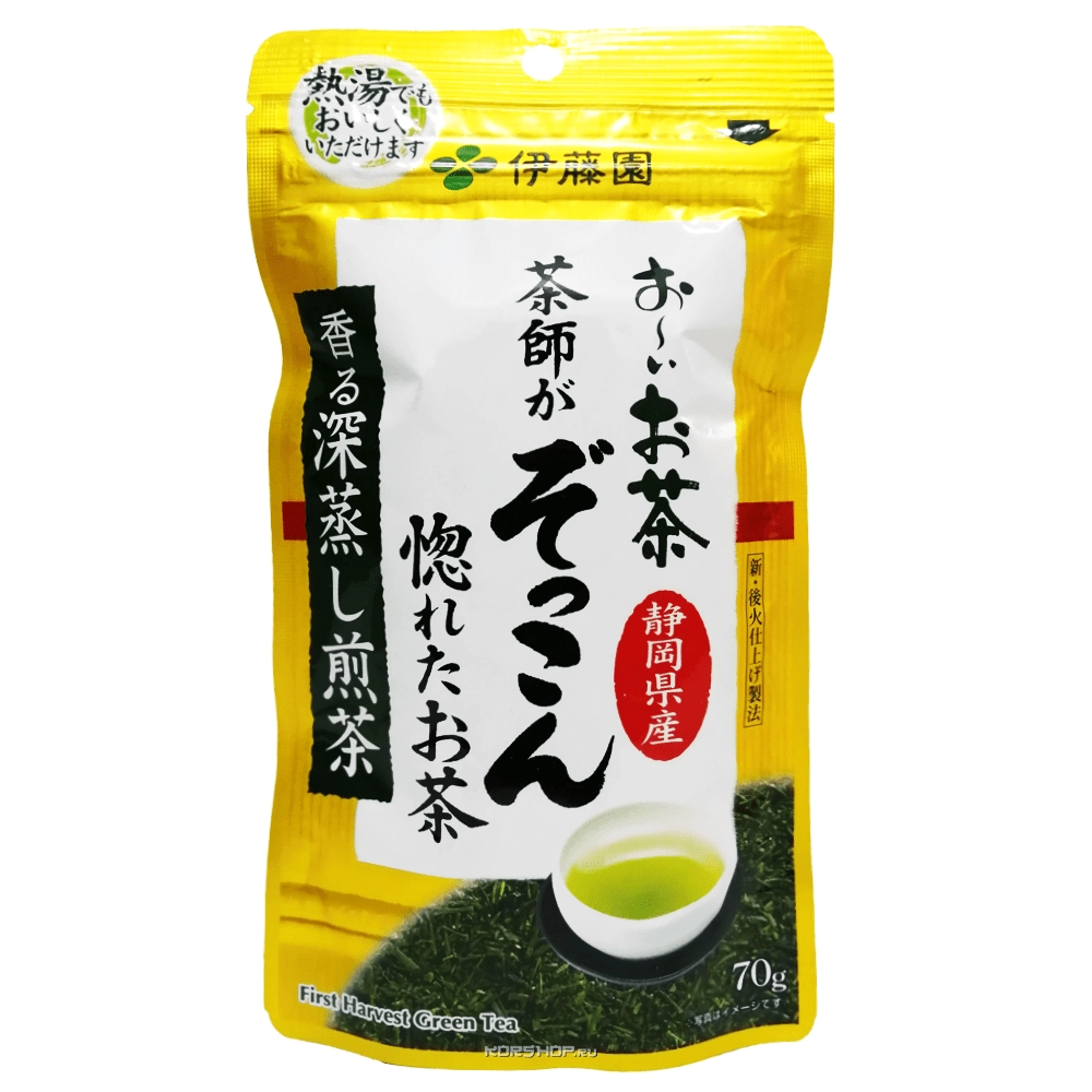 Глубоко пропаренный зеленый чай Zokkon Itoen, Япония, 70 г