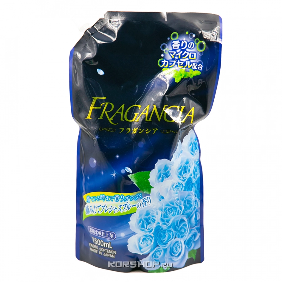 Кондиционер для стирки Роскошная синева Fragancia Rocket Soap (концентрат), Япония, 1500 мл Кондиционер для стирки Роскошная синева Fragancia Rocket Soap (концентрат), Япония, 1500 мл