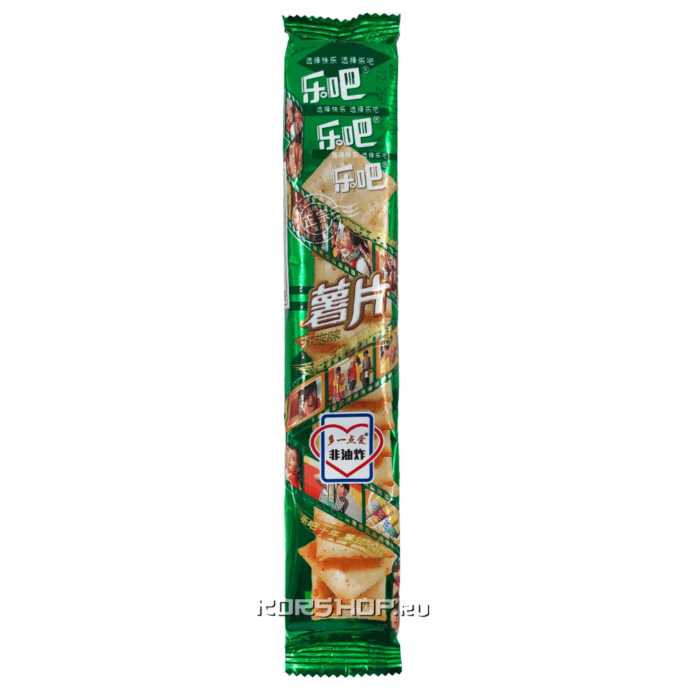 Картофельные чипсы со вкусом горчицы Leba, Китай, 50 г Картофельные чипсы со вкусом горчицы Leba, Китай, 50 г