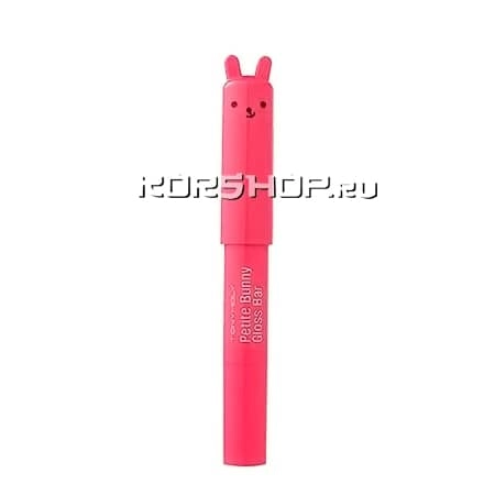 Блеск для губ Petite Bunny Gloss Bar Tony Moly 09 "Неоновый красный", Корея, 2 г