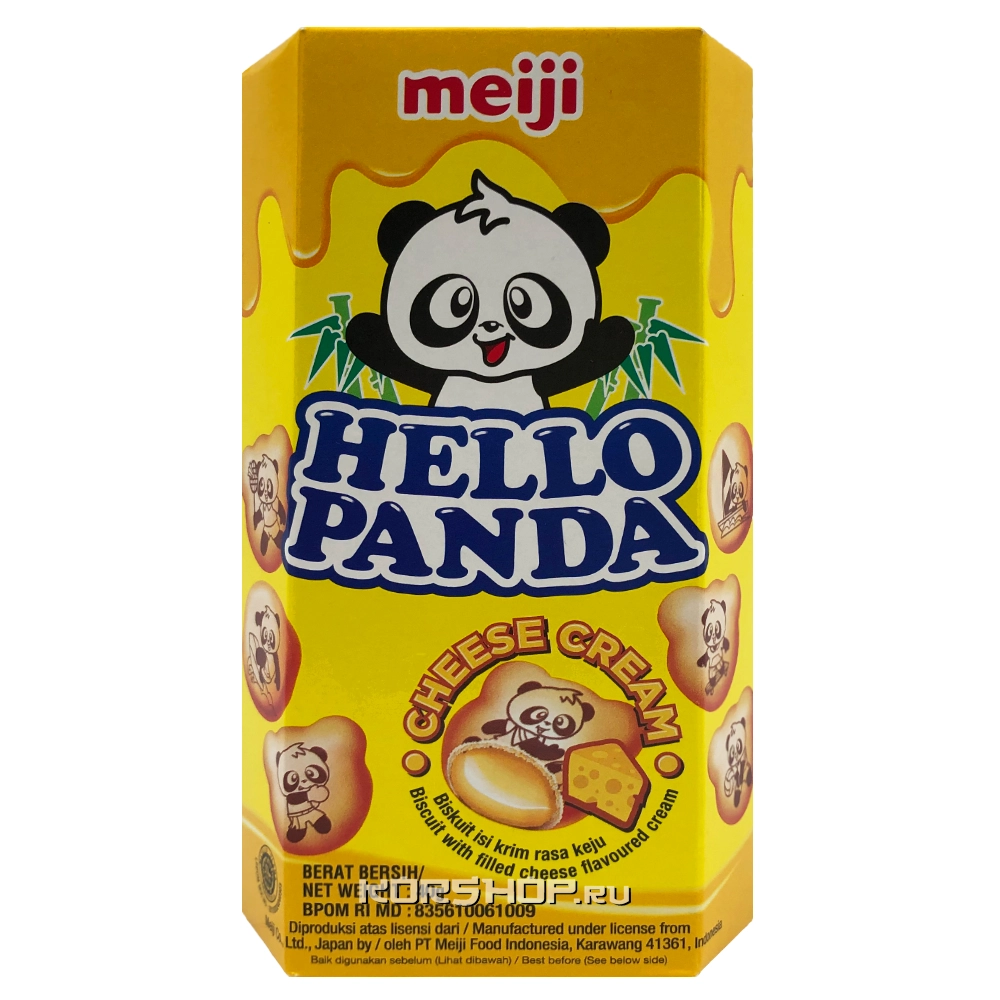Печенье с сырным кремом Hello Panda Meiji, Индонезия, 40 г.
