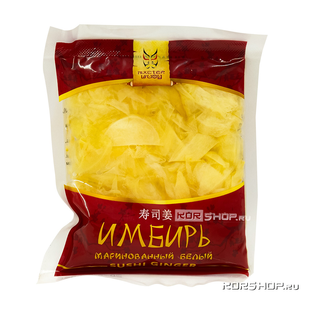 Имбирь маринованный белый для суши «Мастер Шифу», Китай, 150 г