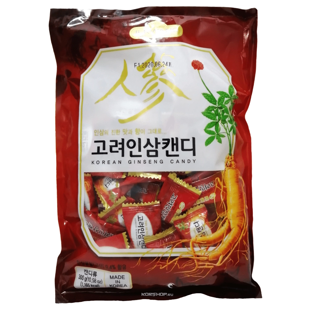 Женьшеневые конфеты инсам Il Dong, Корея, 300 г