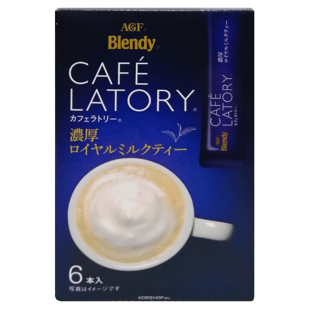 Растворимый черный чай с молоком Cafe Latory AGF, Япония, 66 г Растворимый черный чай с молоком Cafe Latory AGF, Япония, 66 г