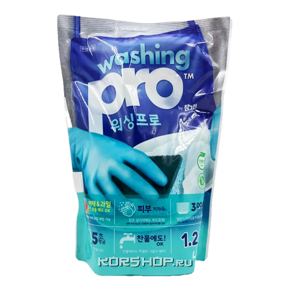 Средство для мытья посуды Washing Pro LION м/у, Корея, 1200 мл