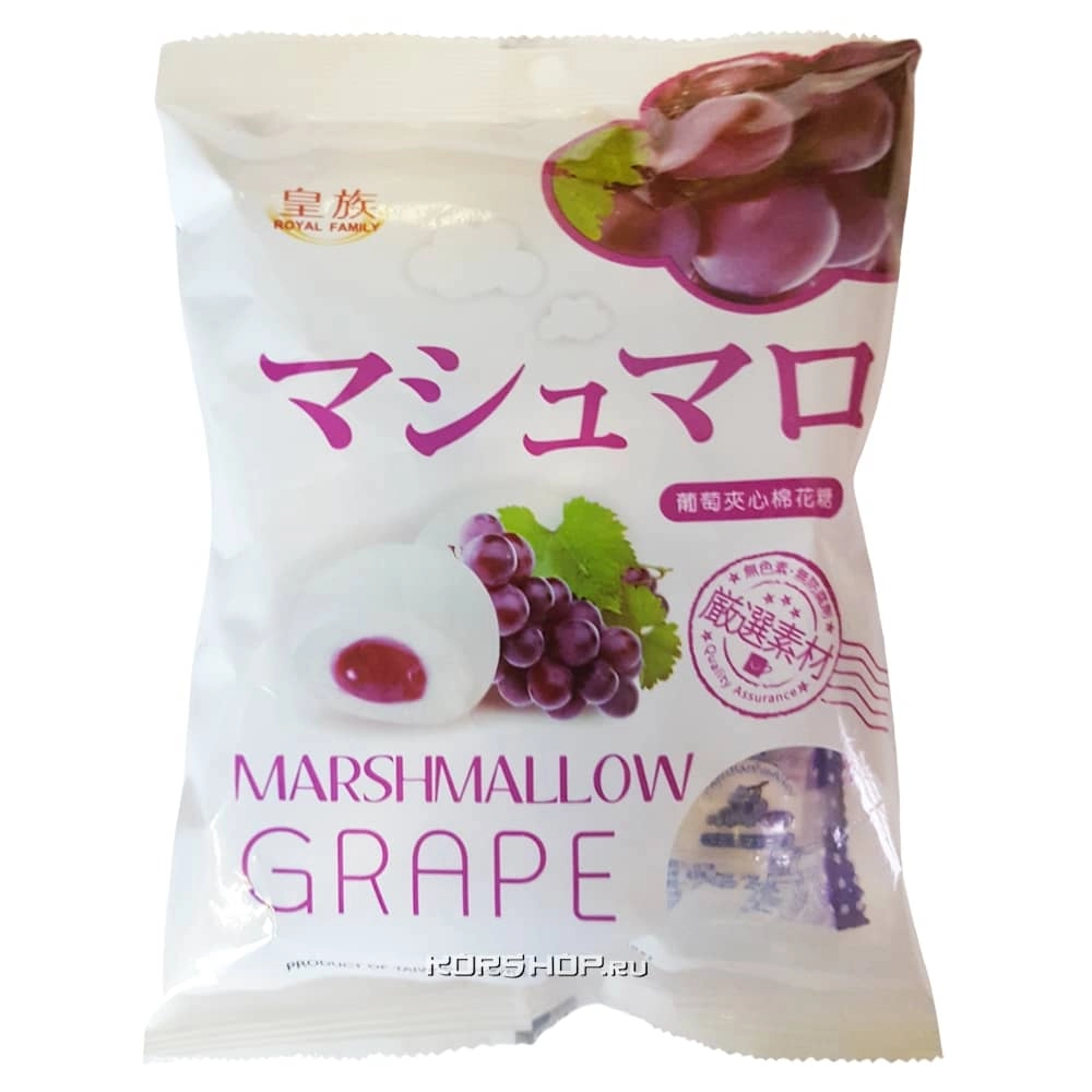 Маршмеллоу-М с виноградной начинкой, Тайвань, 80 г