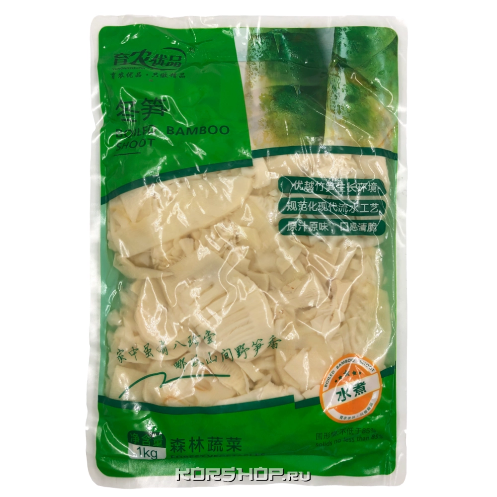 Маринованные побеги бамбука Yunong, Китай, 1 кг Маринованные побеги бамбука Yunong, Китай, 1 кг
