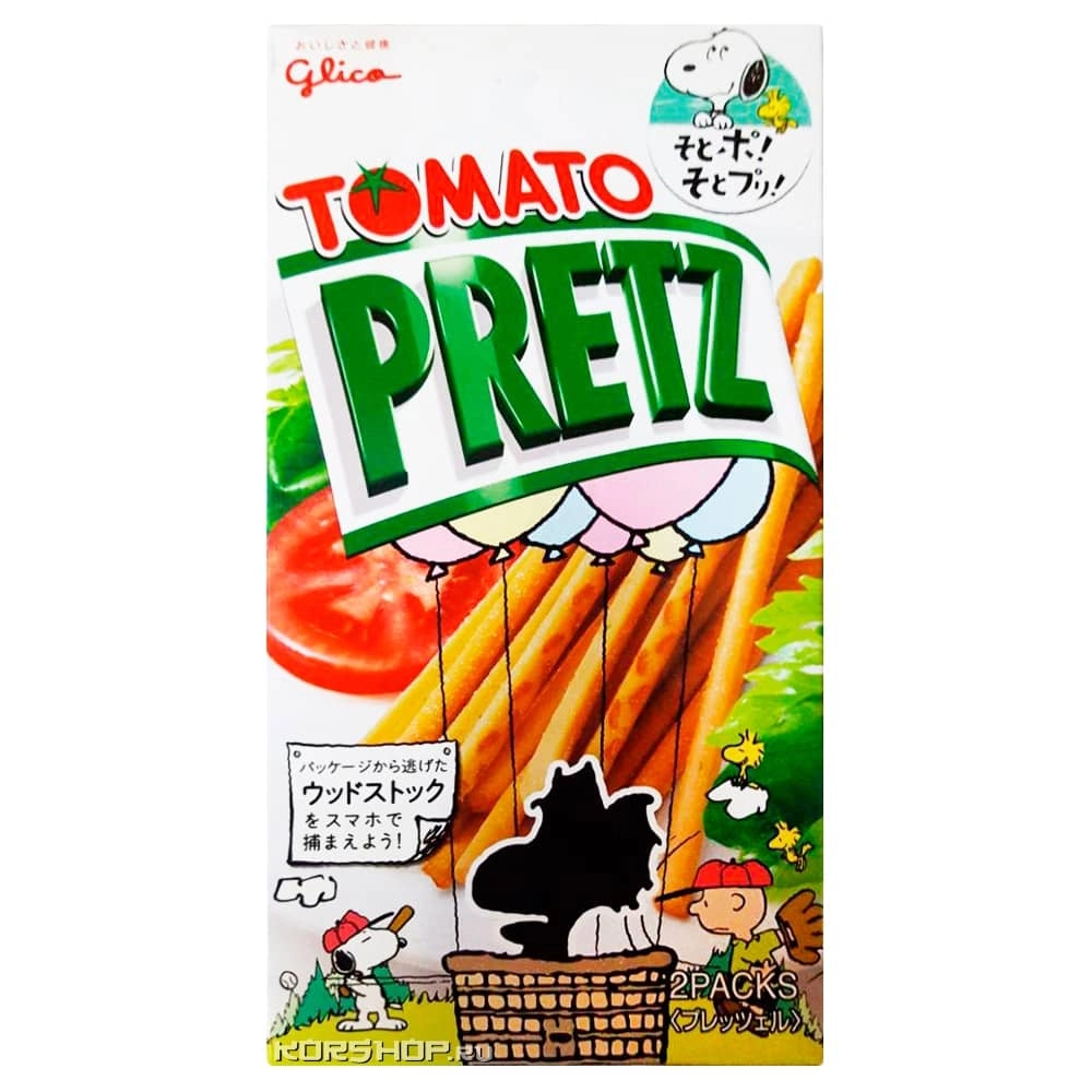 Соленые палочки Pretz со вкусом томата, Япония, 60 г Соленые палочки Pretz со вкусом томата, Япония, 60 г