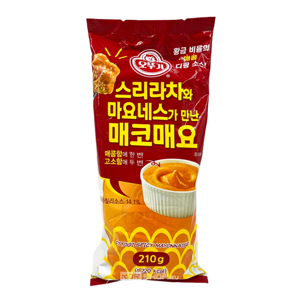 Майонез Шрирача Ottogi, Оттоги, Корея, 210 г