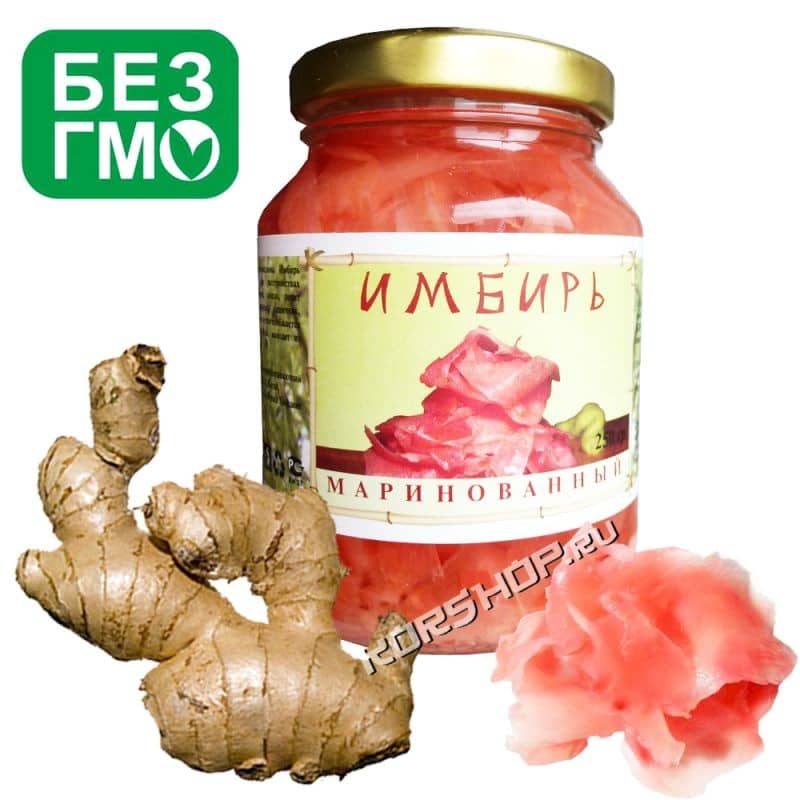 Имбирь консервированный для суши, Китай, 340 г.
