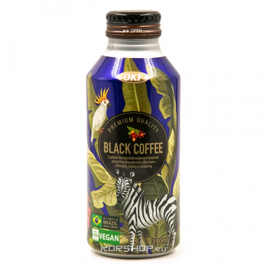 Кофейный напиток Black Coffee OKF, Корея, 390 мл Кофейный напиток Black Coffee OKF, Корея, 390 мл