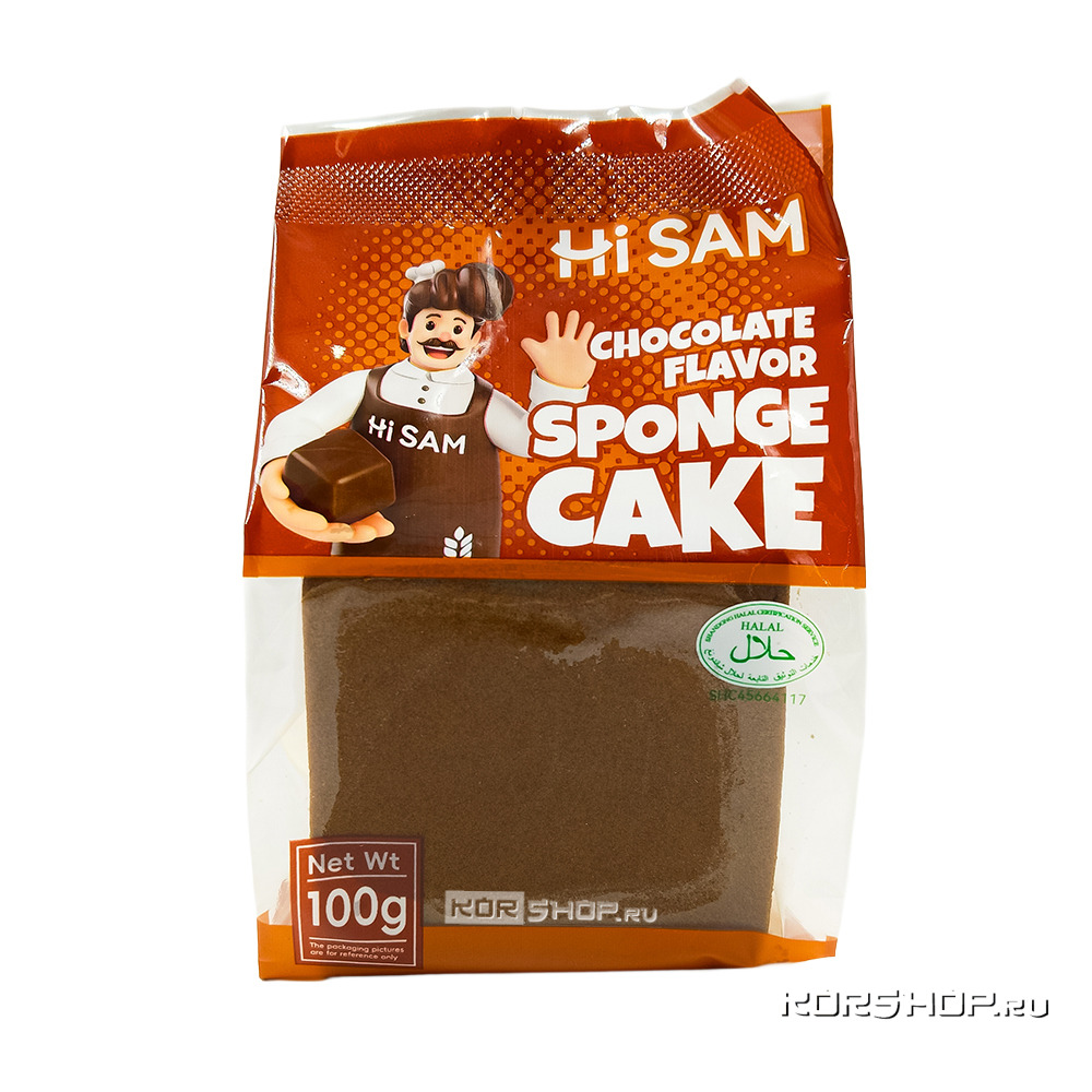 Бисквит со вкусом шоколада «Привет, Сэм» / Hi Sam, Китай, 100 г Бисквит со вкусом шоколада «Привет, Сэм» / Hi Sam, Китай, 100 г