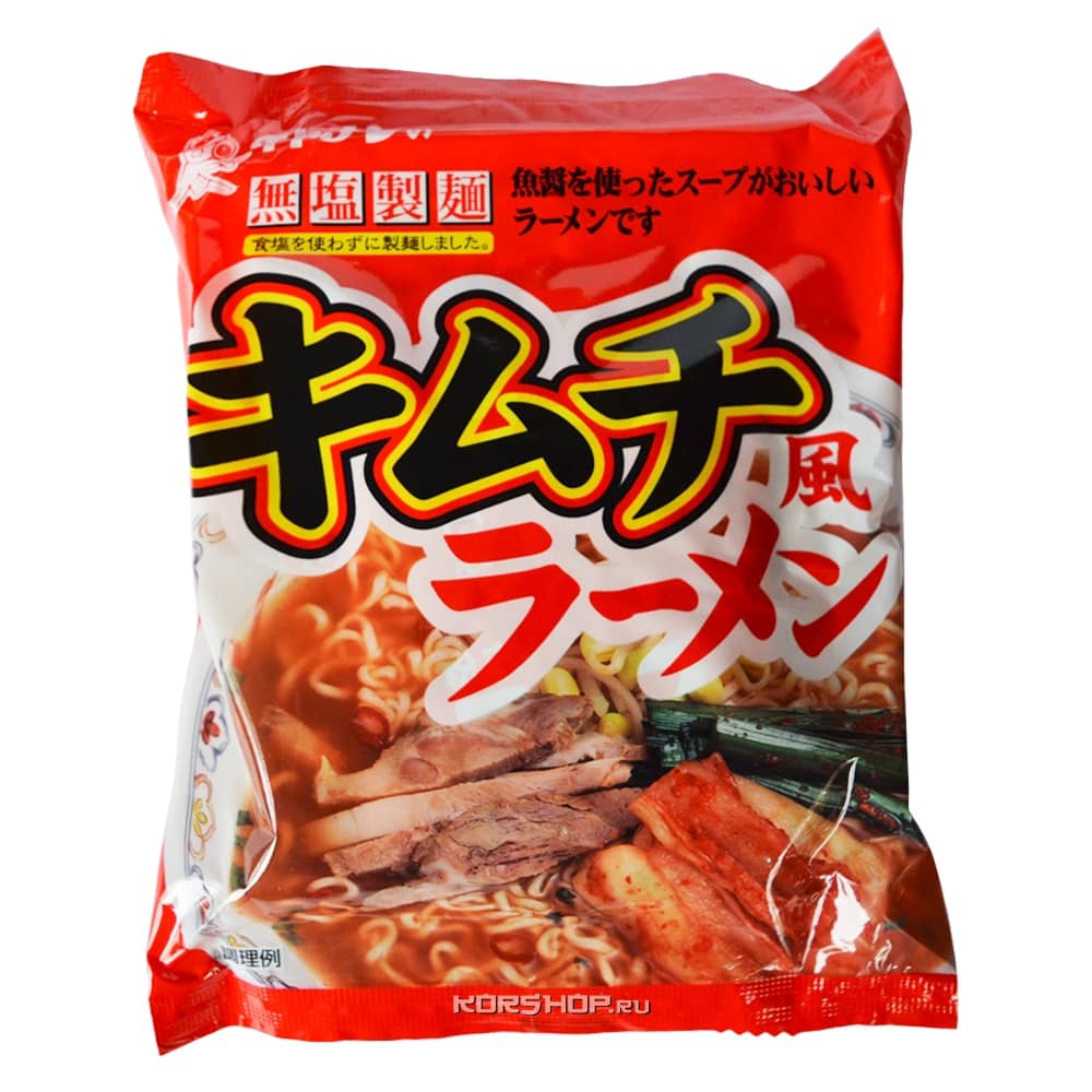 Острая лапша Кимчи Рамен Kimchi Ramen ITOMEN, Япония, 88 г,