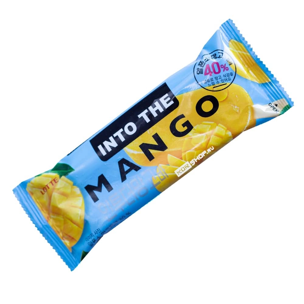 Мороженое десерт Эскимо Манго Lotte, Корея 75 мл Мороженое десерт Эскимо Манго Lotte, Корея 75 мл