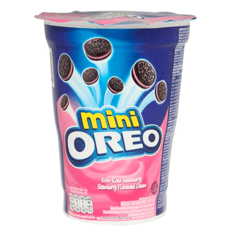 Печенье mini Strawberry Oreo, Индонезия, 67 г