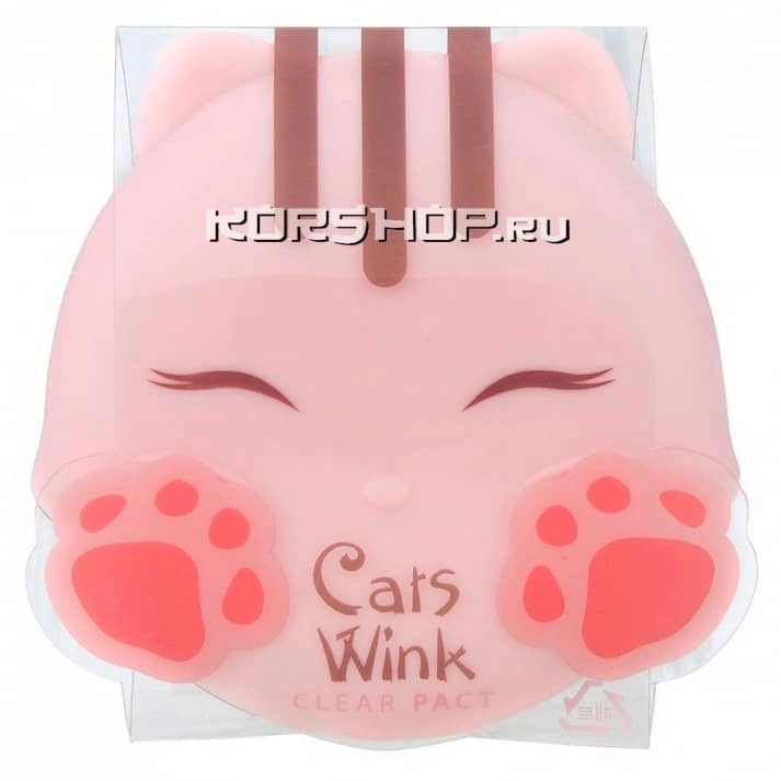 Компактная пудра «Чистое лицо» Cats Wink Clear Pact 01 Tony Moly, Корея, 11 г Компактная пудра «Чистое лицо» Cats Wink Clear Pact 01 Tony Moly, Корея, 11 г
