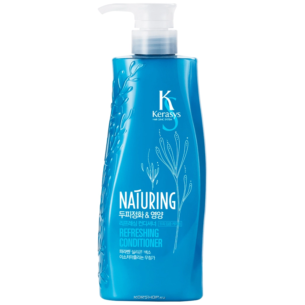 Кондиционер для волос НЭЙЧЕРИН УХОД ЗА КОЖЕЙ ГОЛОВЫ с морскими водорослями КераСис Kerasys, Корея 500мл