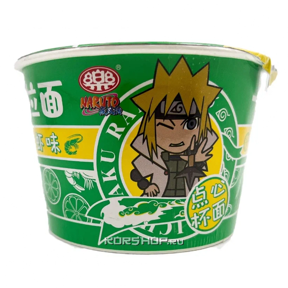Лапша сублимированная со вкусом креветки с лаймом Naruto Yile, Китай, 35 г
