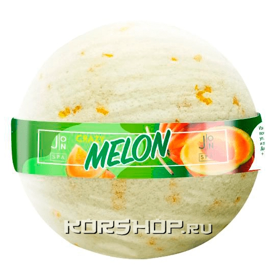 Бомбочка для ванны Дыня Crazy Melon J:ON, 160 г