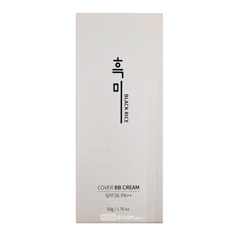 BB-крем увлажняющий с экстрактом чёрного риса (тон 23) Cover BB Cream SPF 36 PA++ Black Rice, Корея, 50 г BB-крем увлажняющий с экстрактом чёрного риса (тон 23) Cover BB Cream SPF 36 PA++ Black Rice, Корея, 50 г