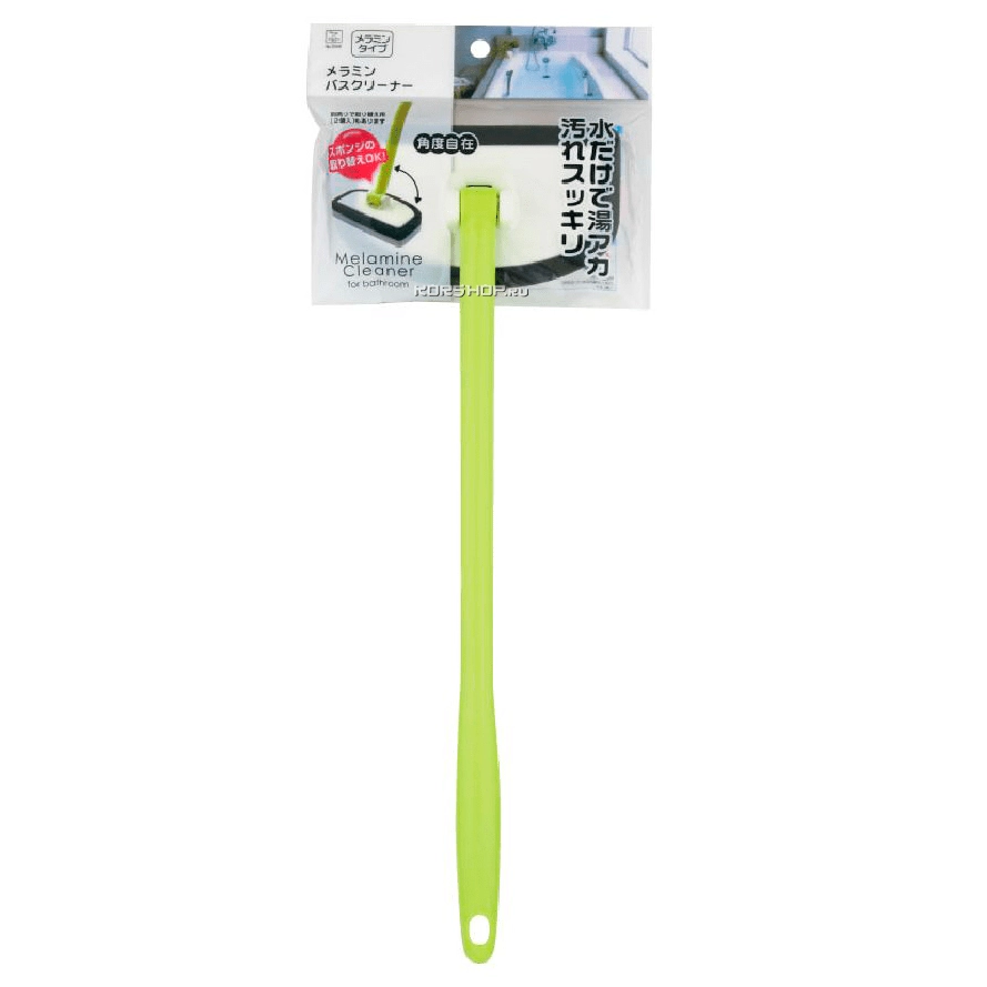 Губка для чистки ванн меламиновая на длинной ручке Kokubo, 1 шт Губка для чистки ванн меламиновая на длинной ручке Kokubo, 1 шт