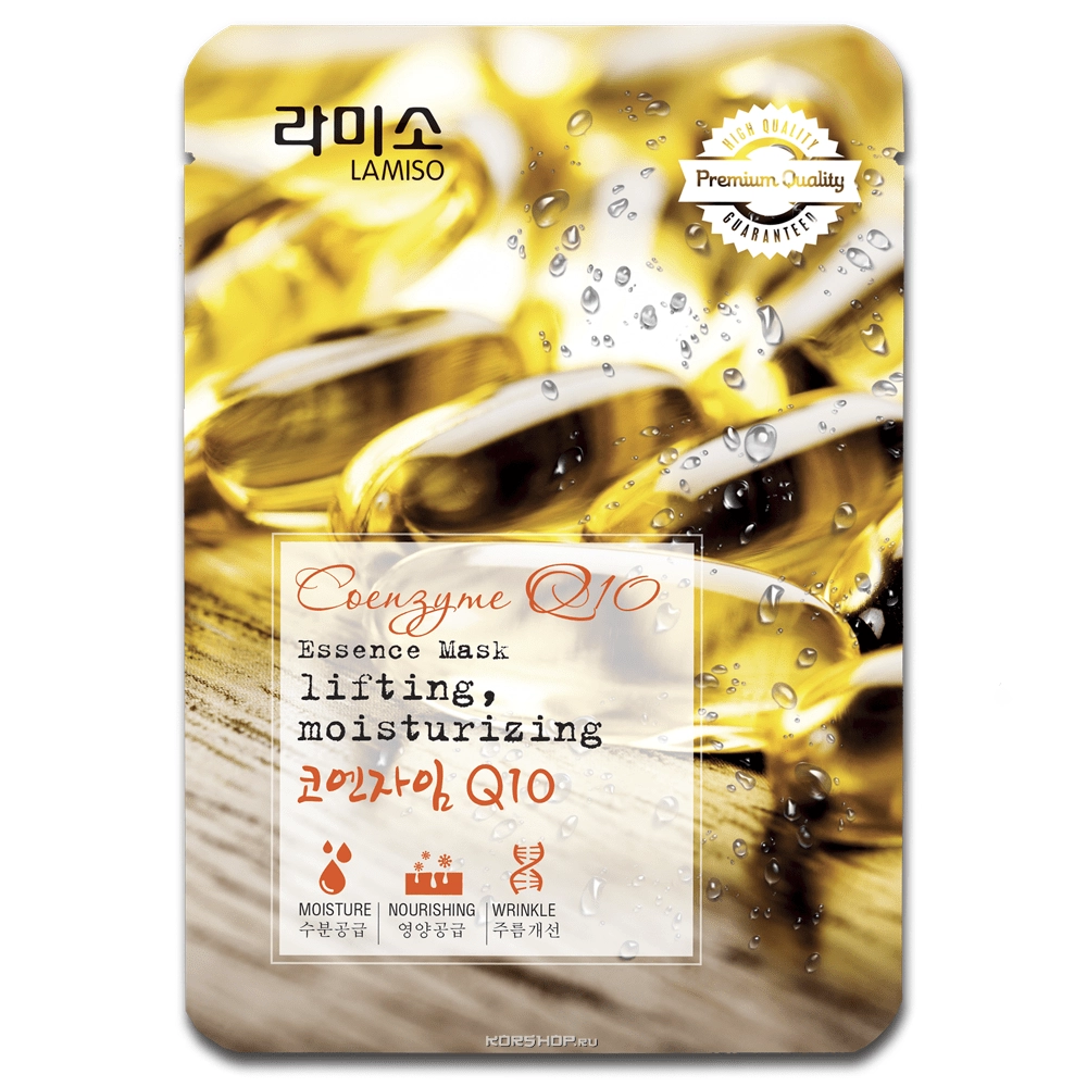 Маска с коэнзимом Q10 Premium La Miso, Корея, 23 г Маска с коэнзимом Q10 Premium La Miso, Корея, 23 г