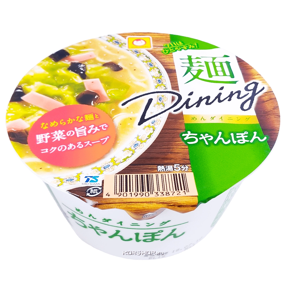 Суп-лапша быстрого приготовления с ветчиной, грибами и капустой Чампон TOYO SUISAN, Япония, 86 г Суп-лапша быстрого приготовления с ветчиной, грибами и капустой Чампон TOYO SUISAN, Япония, 86 г